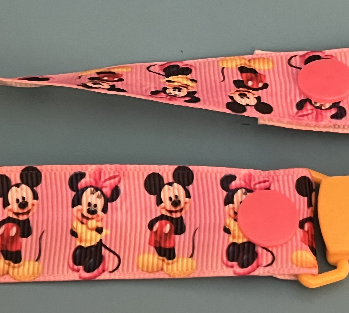 Mr. and Mrs. Mouse Paci Clip
