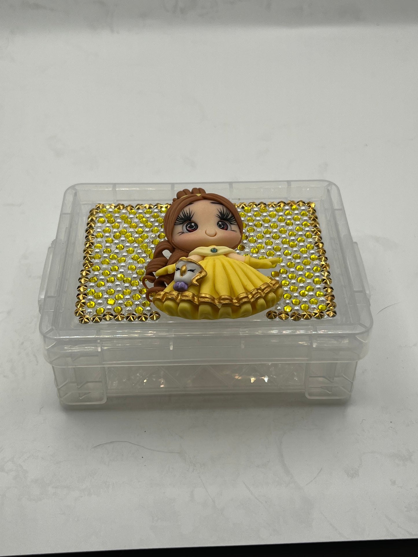Yellow Princess Crayon Box