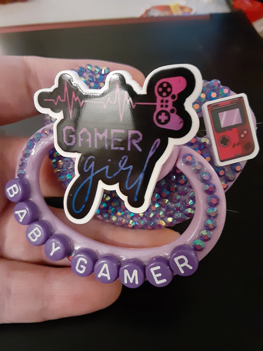 Gamer Girl Adult Pacifier