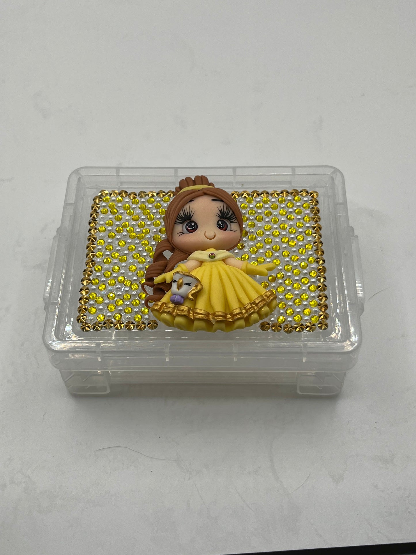 Yellow Princess Crayon Box